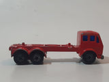 Vintage 1976 Lesney Matchbox Superfast No. 42 Mercedes Container Truck Red Sea Land Die Cast and Plastic Toy Car Vehicle