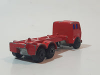 Vintage 1976 Lesney Matchbox Superfast No. 42 Mercedes Container Truck Red Sea Land Die Cast and Plastic Toy Car Vehicle