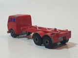 Vintage 1976 Lesney Matchbox Superfast No. 42 Mercedes Container Truck Red Sea Land Die Cast and Plastic Toy Car Vehicle