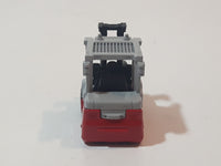 2009 Matchbox Power Lift 2000 Fork Lift Red and Grey Die Cast Toy Car Warehouse Machinery Construction Vehicle Equipment