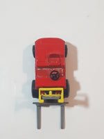 1972 Lesney Products Matchbox Red Yellow Superfast No. 15 Fork Lift Truck Toy Car Warehouse Yard Machinery Vehicle