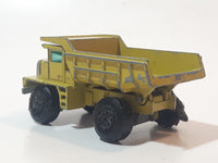 Vintage 1970 Lesney Matchbox Series No. 28 Mack Dump Truck Yellow Die Cast Toy Car Vehicle