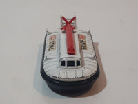 Vintage 1972 Lesney Matchbox Superfast Hovercraft No. 72 & 2 White Die Cast Toy Watercraft Boat Vehicle
