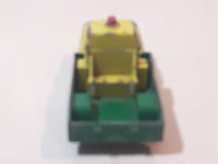 Vintage 1965 Lesney Matchbox Series No. 13 Dodge Wreck Truck BP British Petroleum Tow Truck Green Yellow Die Cast Toy Car Vehicle