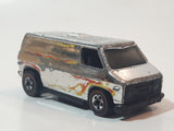 Vintage 1976 Hot Wheels Super Chromes Super Van Chrome Die Cast Toy Car Vehicle Red Lines