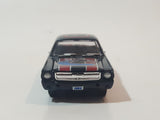 ERTL RC2 1964 1965 Ford Mustang Vancouver Canucks NHL Ice Hockey Team Dark Blue Die Cast Toy Car Vehicle with Opening Hood