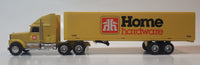 Rare ERTL Home Hardware Semi Truck and Trailer Yellow Die Cast Toy Car Vehicle