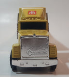 Rare ERTL Home Hardware Semi Truck and Trailer Yellow Die Cast Toy Car Vehicle