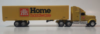 Rare ERTL Home Hardware Semi Truck and Trailer Yellow Die Cast Toy Car Vehicle