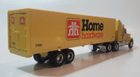 Rare ERTL Home Hardware Semi Truck and Trailer Yellow Die Cast Toy Car Vehicle