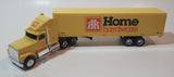 Rare ERTL Home Hardware Semi Truck and Trailer Yellow Die Cast Toy Car Vehicle