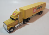 Rare ERTL Home Hardware Semi Truck and Trailer Yellow Die Cast Toy Car Vehicle