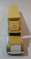 Rare ERTL Home Hardware Semi Truck and Trailer Yellow Die Cast Toy Car Vehicle