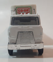 Very Rare ERTL Co-op 100% Canadian Owned Semi Truck and Trailer White Die Cast Toy Car Vehicle