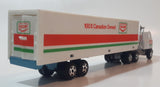 Very Rare ERTL Co-op 100% Canadian Owned Semi Truck and Trailer White Die Cast Toy Car Vehicle