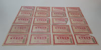 Vintage Nabob Half Value Premium Certificate Coupon Red Lot of 20