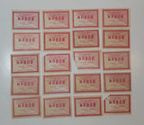 Vintage Nabob Half Value Premium Certificate Coupon Red Lot of 20