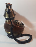 1996 GenExxa "Wood Fashion Phone" Rotary Style Push Button Telephone