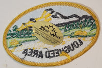 Girl Guides Lougheed Area 2" x 3 1/4" Embroidered Fabric Patch Badge