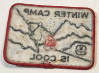 Girl Guides Winter Camp Is Cool 2" x 2 3/4" Embroidered Fabric Patch Badge