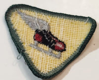 Winged Skate 1 1/2" x 1 3/4" Embroidered Fabric Patch Badge