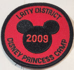 Girl Guides 2009 Laity District Disney Princess Camp 3" Embroidered Fabric Patch Badge