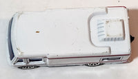 2000 Matchbox Canyon Base Truck Camper White Die Cast Toy Car Recreational Vehicle RV with Opening Side Door