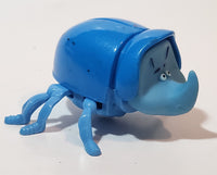 1998 McDonald's Disney A Bug's Life Dim Blue Beetle 3 1/2" Long Wind Up Moving Toy Figure