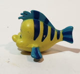 Disney The Little Mermaid Flounder Fish 2" Long PVC Toy Figure