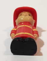 Kid Connection Fireman Firefighter 2 3/4" Tall Plastic Toy Figure