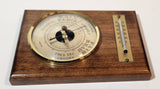 Vintage Adorna Barometer Thermometer 5" x 7" Wood Wall Weather Station Made in France