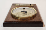 Vintage Adorna Barometer Thermometer 5" x 7" Wood Wall Weather Station Made in France