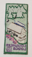 Girl Guides Lougheed Lodge 1 3/4" x 4" Embroidered Fabric Patch Badge