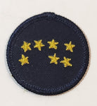 Girl Guides Astronomy 7 Stars 1 1/2" Embroidered Fabric Patch Badge