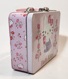 2011 BIP Sanrio Hello Kitty Embossed Tin Metal Lunch Box