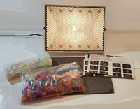 Vintage 1994 Milton Bradly Lite Brite Model No. C4780 LR24153 110V 25W Lite Brite Toy Light Up Picture Toy with Bag of Pegs in Box