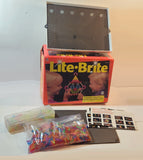 Vintage 1994 Milton Bradly Lite Brite Model No. C4780 LR24153 110V 25W Lite Brite Toy Light Up Picture Toy with Bag of Pegs in Box