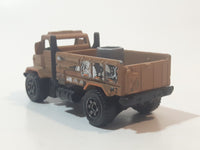 2017 Matchbox Jungle Mission Rapids Rescue Truck Brown Die Cast Toy Car Vehicle