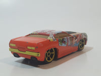 2008 MGA Marvel Authentics The Incredible Hulk and Wolverine Orange Die Cast Toy Car Vehicle
