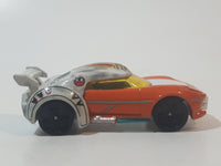 2014 Hot Wheels LFL Star Wars Luke Skywalker Orange and White Die Cast Toy Car Vehicle