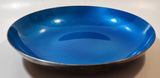 Vintage Reed & Barton No. 195 Blue Enamel Silver Plated 9" Diameter Bowl Plate