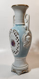 Arpo Curtea de Arges Ornate 9 3/4" Tall Fine Porcelain Vase Made in Romania