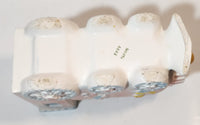 Vintage Napco No. 5999 Train Locomotive Shaped 7 1/2" Long Ceramic Planter Made in Japan