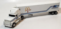 Rare ERTL Martin Brower Du Canada Ltee McDonald's Semi Truck and Trailer White Die Cast Toy Car Vehicle