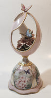 2004 Ardleigh Elliott Lena Liu Silken Wings Flights of Fancy 7" Tall Heirloom Porcelain Music Box