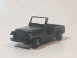 Vintage 1980s Yatming No. 814 Jeep CJ7 Dark Green Die Cast Toy Car Vehicle