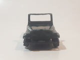 Vintage 1980s Yatming No. 814 Jeep CJ7 Dark Green Die Cast Toy Car Vehicle