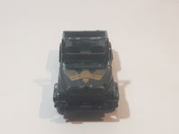 Vintage 1980s Yatming No. 814 Jeep CJ7 Dark Green Die Cast Toy Car Vehicle