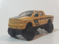 2016 Hot Wheels Dodge Ram 1500 Yellow Die Cast Toy Off-Road Truck Vehicle