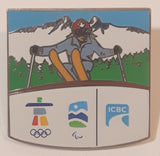 Vancouver 2010 Winter Olympic Games ICBC Skiing Enamel Metal Lapel Pin